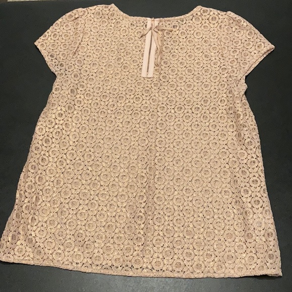 Like New Loft XOXO Lace Top - Picture 2 of 4